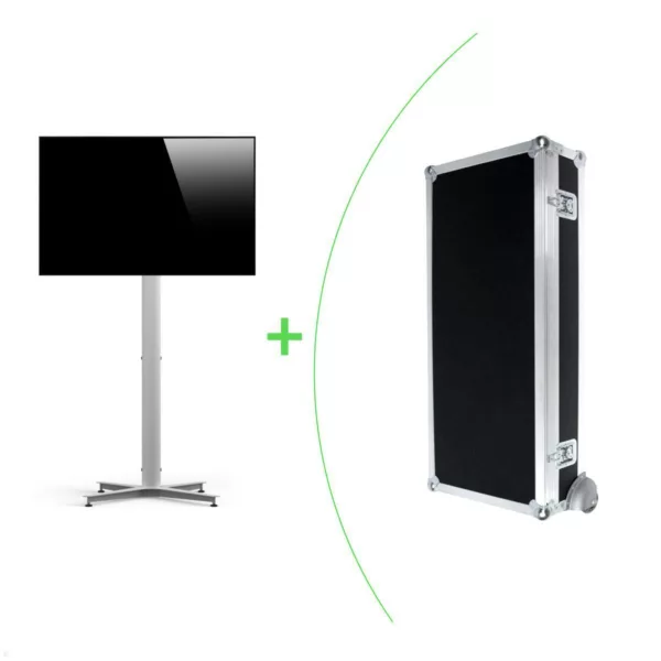 SMS Messekit Set Monitor Standfu? FH T2000 silber + Transportcase