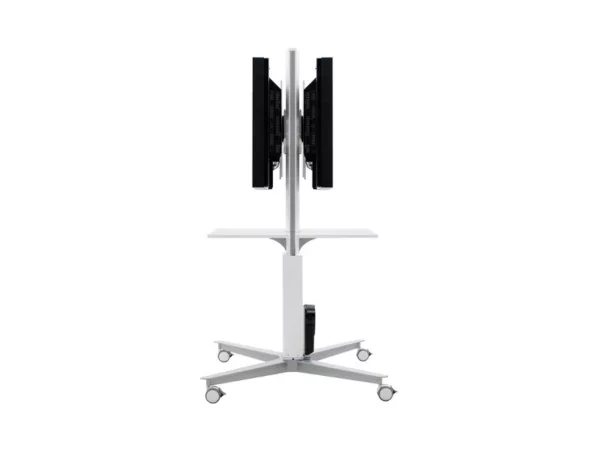 SMS Flat X FH MD 1455 fahrbarer Monitorst?nder R?cken an R?cken (PD033001-P0)