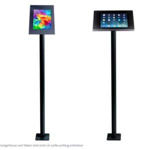 TabLines TBS002B Tablet Bodenst?nder zum Festschrauben, schwarz