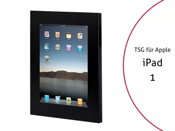 TabLines TSG001B Tablet Schutzgeh?use f?r Apple iPad 1, schwarz