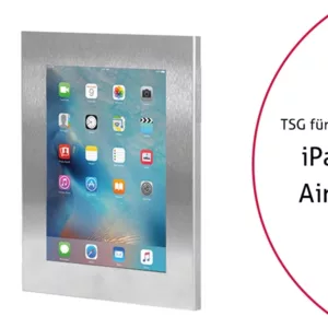 TabLines TSG008E Tablet Schutzgeh?use f?r Apple iPad Air 1, Edelstahl