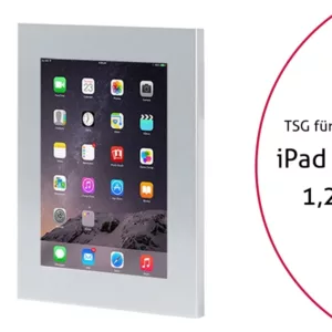 TabLines TSG009S Tablet Schutzgeh?use f?r iPad Mini 1/2/3, silber