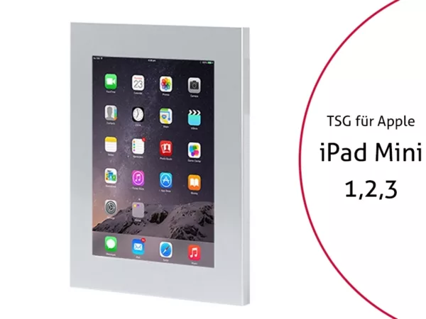 TabLines TSG009S Tablet Schutzgeh?use f?r iPad Mini 1/2/3, silber