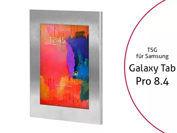 TabLines TSG011E Tablet Schutzgeh?use f?r Samsung TabPRO 8.4, Edelstahl