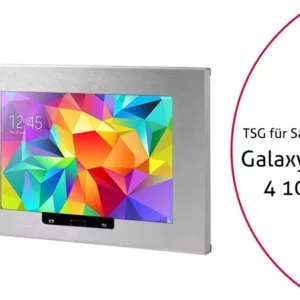 TabLines TSG015E Tablet Schutzgeh?use f?r Samsung Tab 4 10.1, HB, Edelstahl