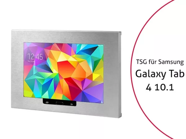 TabLines TSG015E Tablet Schutzgeh?use f?r Samsung Tab 4 10.1, HB, Edelstahl