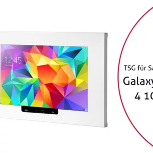 TabLines TSG015W Tablet Schutzgeh?use f?r Samsung Tab 4 10.1, HB, wei?