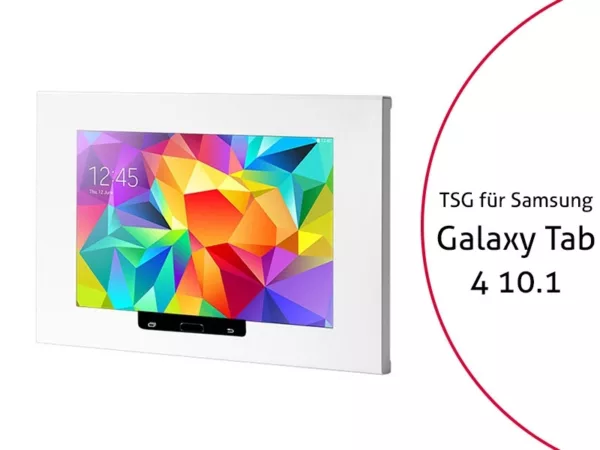 TabLines TSG015W Tablet Schutzgeh?use f?r Samsung Tab 4 10.1, HB, wei?