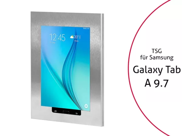 TabLines TSG019E Tablet Schutzgeh?use f?r Samsung Tab A 9.7, HB, Edelstahl