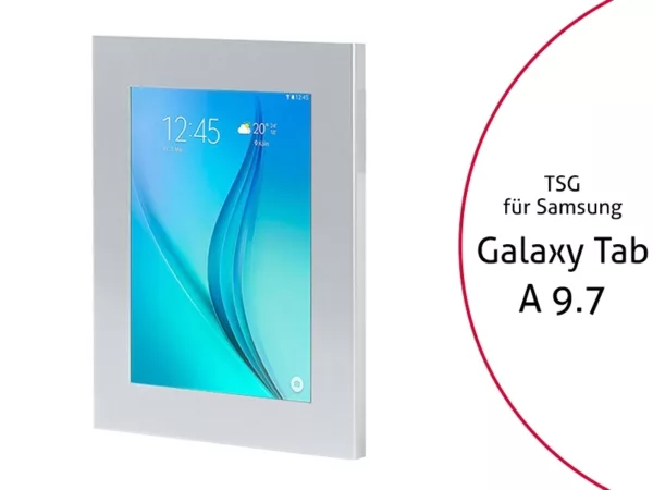 TabLines TSG020S Tablet Schutzgeh?use f?r Samsung Tab A 9.7, silber