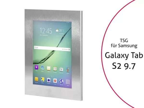 TabLines TSG024E Tablet Schutzgeh?use f?r Samsung Tab S2 9.7, Edelstahl
