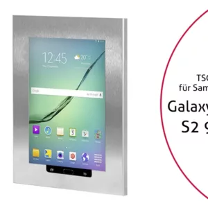 TabLines TSG025E Tablet Schutzgeh?use f?r Samsung Tab S2 9.7, HB, Edelstahl