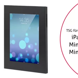 TabLines TSG026B Tablet Schutzgeh?use f?r Apple iPad Mini 4/5, schwarz