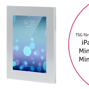 TabLines TSG026S Tablet Schutzgeh?use f?r Apple iPad Mini 4/5, Silber