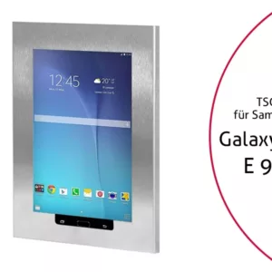 TabLines TSG028E Tablet Schutzgeh?use f?r Samsung Tab E 9.6, HB, Edelstahl