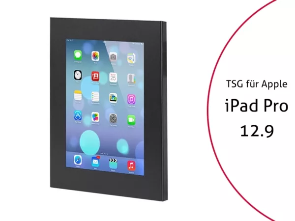 TabLines TSG031B Tablet Schutzgeh?use f?r Apple iPad Pro 12.9 (1./2. Gen.), schw...