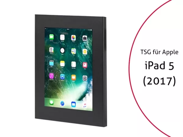 TabLines TSG041B Tablet Schutzgeh?use f?r Apple iPad 5 (2017), schwarz