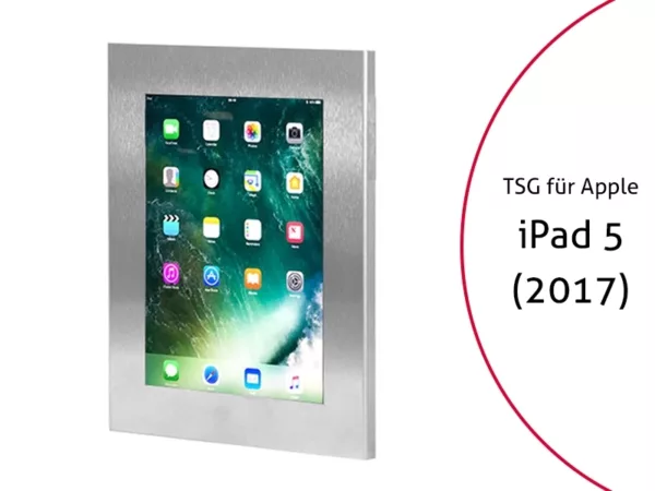 TabLines TSG041E Tablet Schutzgeh?use f?r Apple iPad 5 (2017), Edelstahl