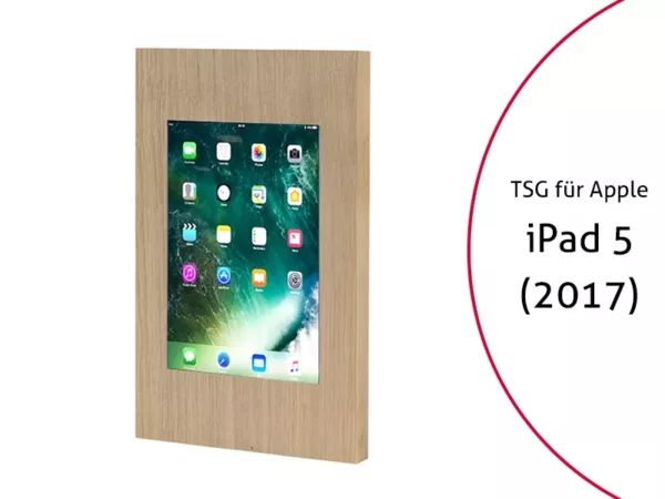 TabLines TSG041O Tablet Schutzgeh?use f?r Apple iPad 5 (2017), Holz Eiche