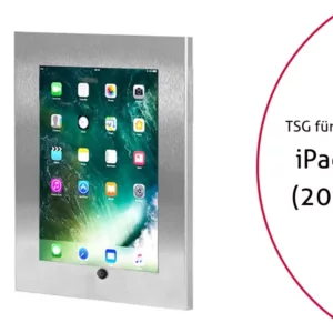 TabLines TSG042E Tablet Schutzgeh?use f?r Apple iPad 5 (2017), HB, Edelstahl