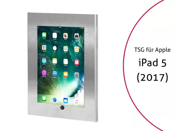 TabLines TSG042E Tablet Schutzgeh?use f?r Apple iPad 5 (2017), HB, Edelstahl