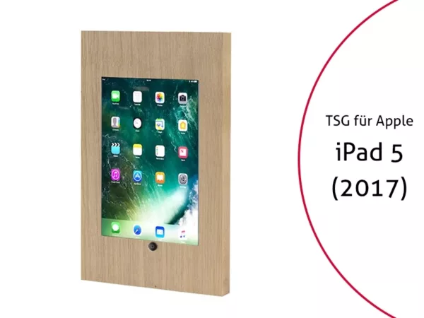 TabLines TSG042O Tablet Schutzgeh?use f?r Apple iPad 5 (2017), HB, Holz Eiche