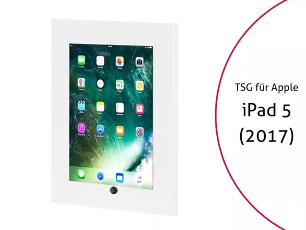 TabLines TSG042W Tablet Schutzgeh?use f?r Apple iPad 5 (2017), HB, wei?