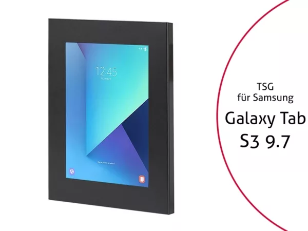 TabLines TSG043B Tablet Schutzgeh?use f?r Samsung Tab S3 9.7, schwarz