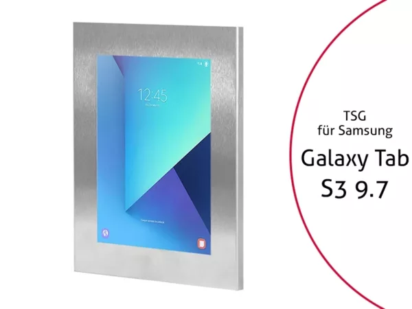 TabLines TSG043E Tablet Schutzgeh?use f?r Samsung Tab S3 9.7, Edelstahl