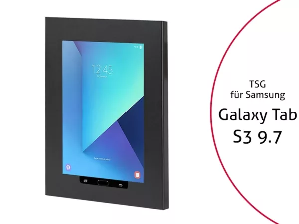 TabLines TSG044B Tablet Schutzgeh?use f?r Samsung Tab S3 9.7, HB, schwarz