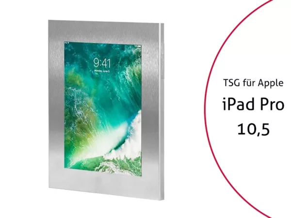 TabLines TSG045E Tablet Schutzgeh?use f?r Apple iPad Pro 10.5Zoll, Edelstahl