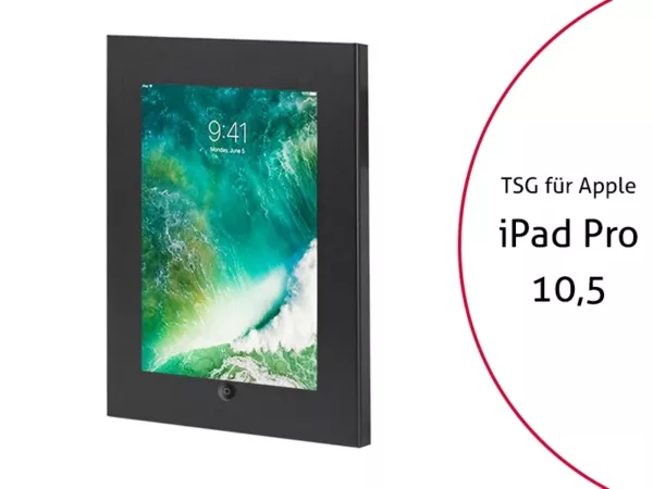 TabLines TSG046B Tablet Schutzgeh?use f?r Apple iPad Pro 10.5, HB, schwarz