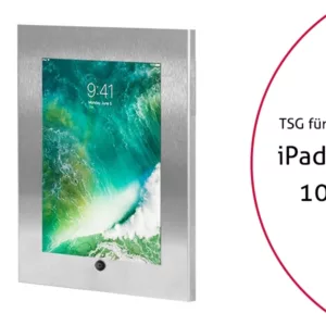 TabLines TSG046E Tablet Schutzgeh?use f?r Apple iPad Pro 10.5, HB, Edelstahl