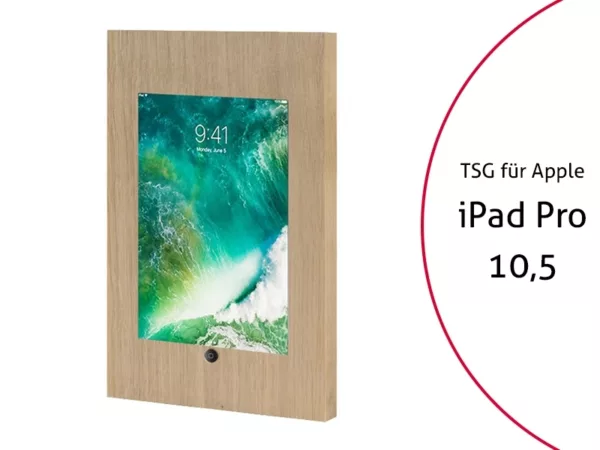 TabLines TSG046O Tablet Schutzgeh?use f?r Apple iPad Pro 10.5, HB, Holz Eiche
