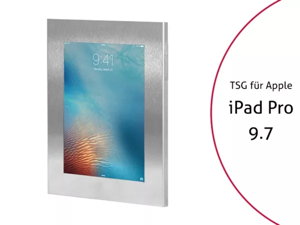 TabLines TSG048E Tablet Schutzgeh?use ohne HB Apple iPad Pro 9.7, Edelstahl