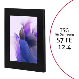 TabLines TSG049B Tablet Schutzgeh?use f?r Samsung Tab S7 FE 12.4, schwarz