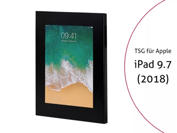 TabLines TSG054B Tablet Schutzgeh?use f?r Apple iPad 6 9.7 (2018), schwarz