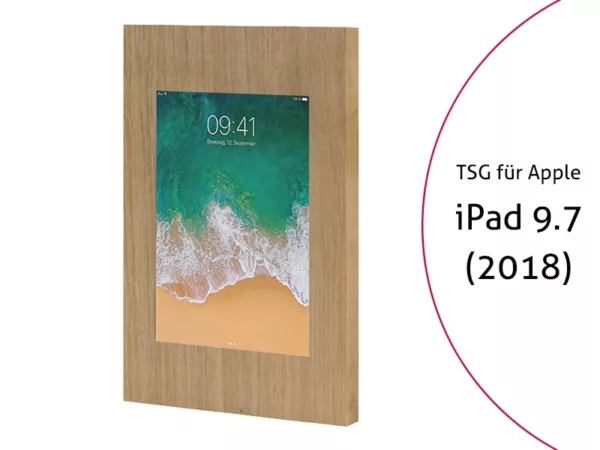TabLines TSG054O Tablet Schutzgeh?use f?r Apple iPad 6 9.7 (2018), Holz Eiche
