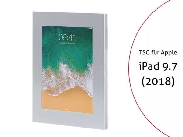 TabLines TSG054S Tablet Schutzgeh?use f?r Apple iPad 6 9.7 (2018), silber
