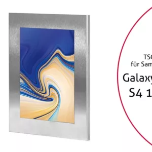 TabLines TSG056E Tablet Schutzgeh?use f?r Samsung Tab S4 10.5, Edelstahl