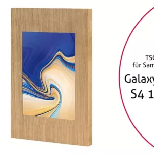 TabLines TSG056O Tablet Schutzgeh?use f?r Samsung Tab S4 10.5, Holz Eiche