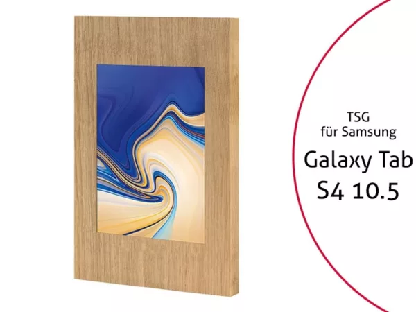 TabLines TSG056O Tablet Schutzgeh?use f?r Samsung Tab S4 10.5, Holz Eiche