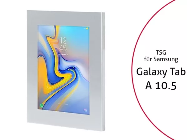 TabLines TSG057S Tablet Schutzgeh?use f?r Samsung Tab A 10.5, silber