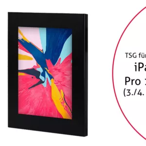 TabLines TSG059B Tablet Schutzgeh?use f?r Apple iPad Pro 12.9 (3./4. Gen.), schw...