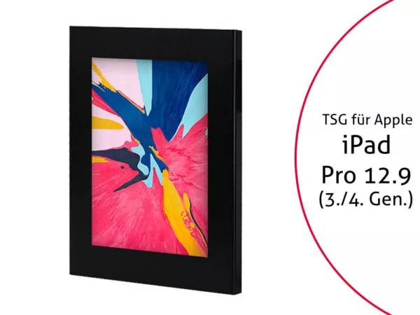 TabLines TSG059B Tablet Schutzgeh?use f?r Apple iPad Pro 12.9 (3./4. Gen.), schw...