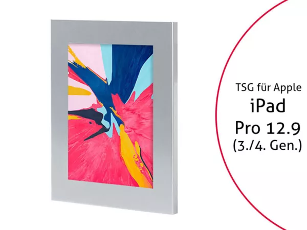 TabLines TSG059S Tablet Schutzgeh?use f?r Apple iPad Pro 12.9 (3./4. Gen.), silb...