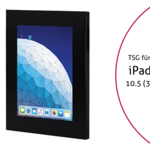 TabLines TSG061B Tablet Schutzgeh?use f?r Apple iPad Air 3 10.5 (2019), schwarz