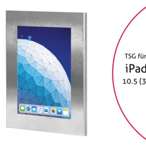 TabLines TSG061E Tablet Schutzgeh?use f?r Apple iPad Air 3 10.5 (2019), Edelstah...