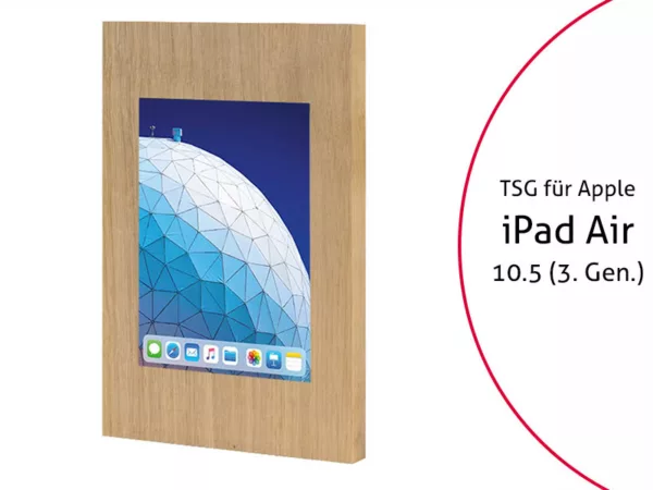 TabLines TSG061O Tablet Schutzgeh?use f?r Apple iPad Air 3 10.5 (2019), Holz Eic...