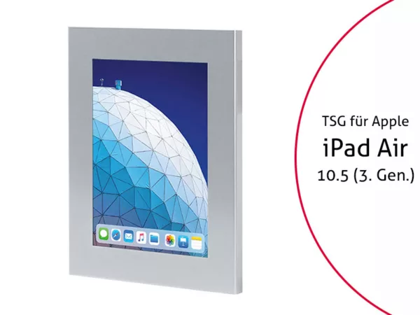 TabLines TSG061S Tablet Schutzgeh?use f?r Apple iPad Air 3 10.5 (2019), silber